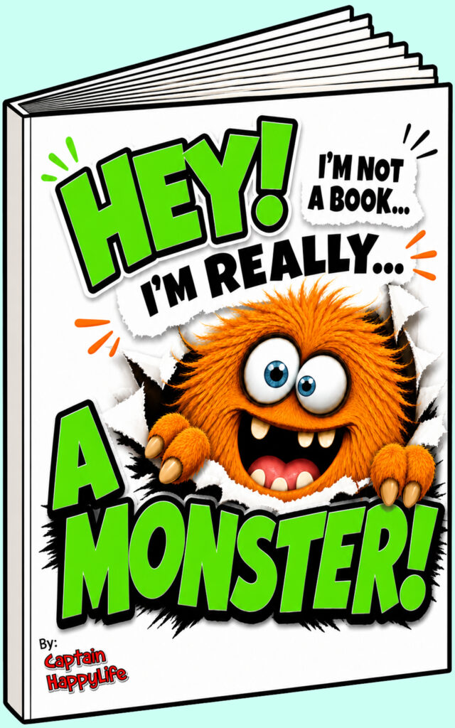 funny kid interactive read-aloud laugh fun silly humor joke children book ages 4-8 year old monster