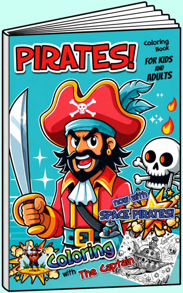 funny kid interactive read-aloud laugh fun silly humor joke children book ages 4-8 year old pirates coloring book