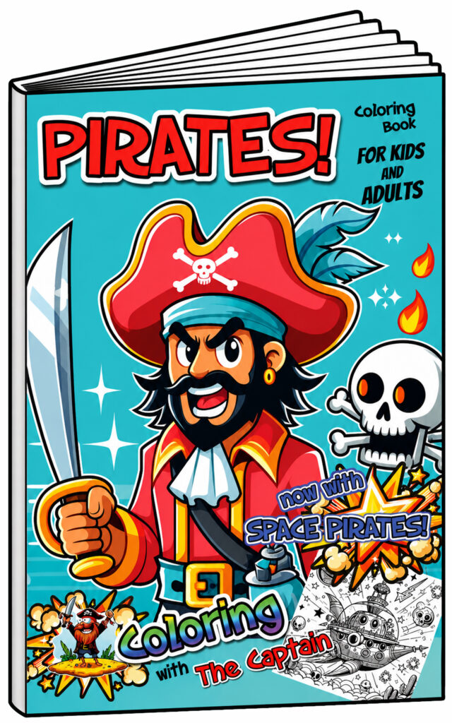 funny kid interactive read-aloud laugh fun silly humor joke children book ages 4-8 year old pirates coloring book
